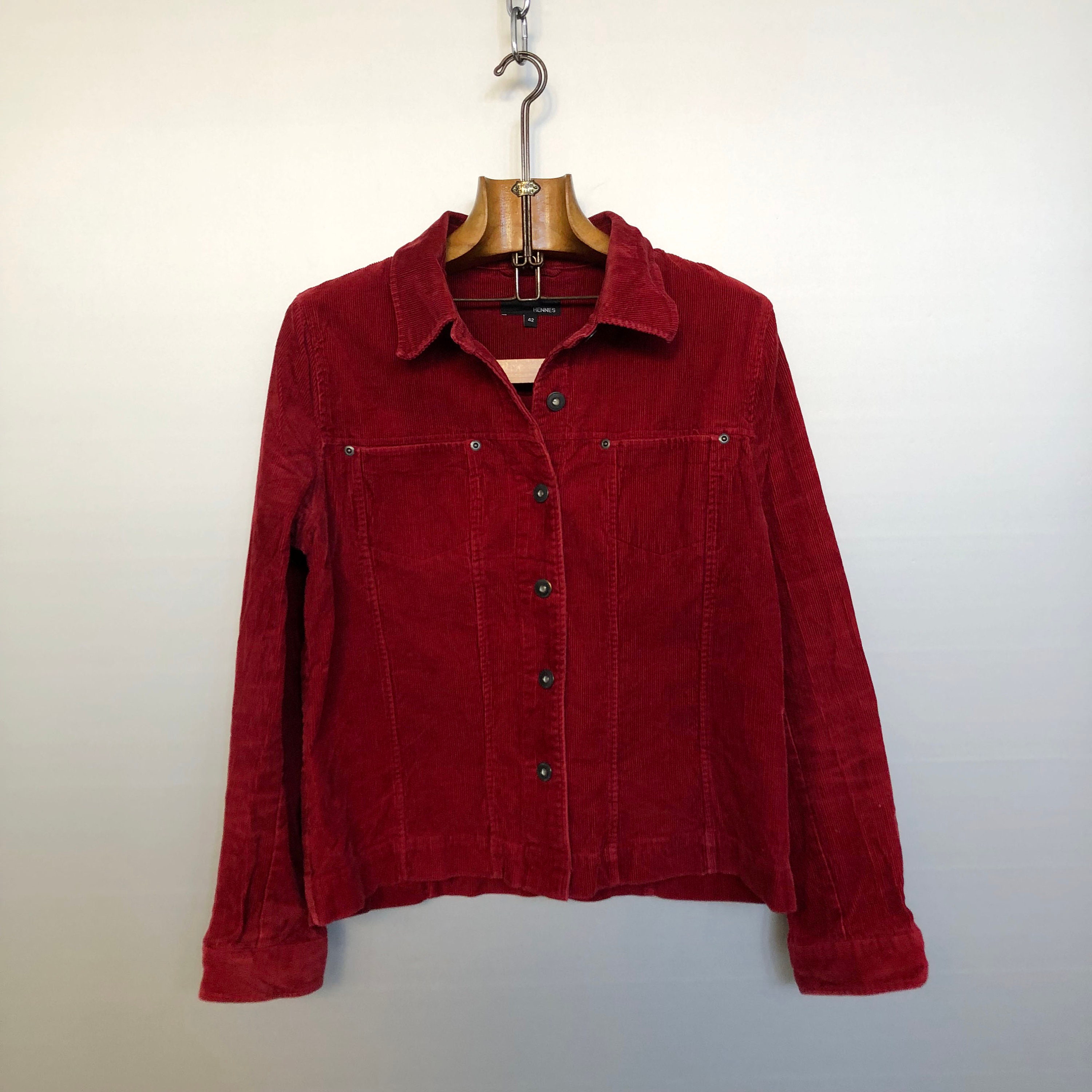 Vintage Burgundy Corduroy Jacket - Etsy 