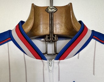 Maillot Cycliste Noret Équipe De France Vintage – Bleu Mavic – Taille 6/XXL