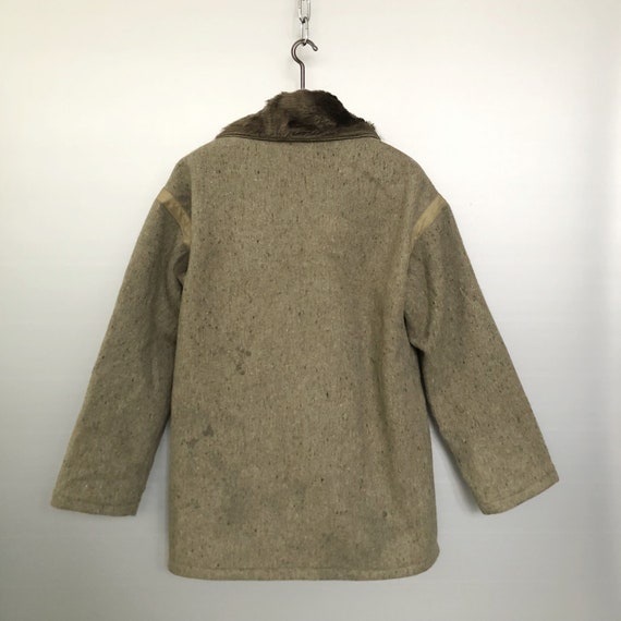 ジャケット・アウター Japan vintage wool coat military boro MITSUGU Sasaki/super Boro Boro Black Work Coat With Printed