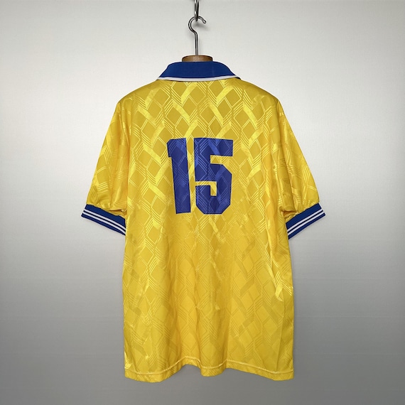 70s vintage yellow × blue football tee