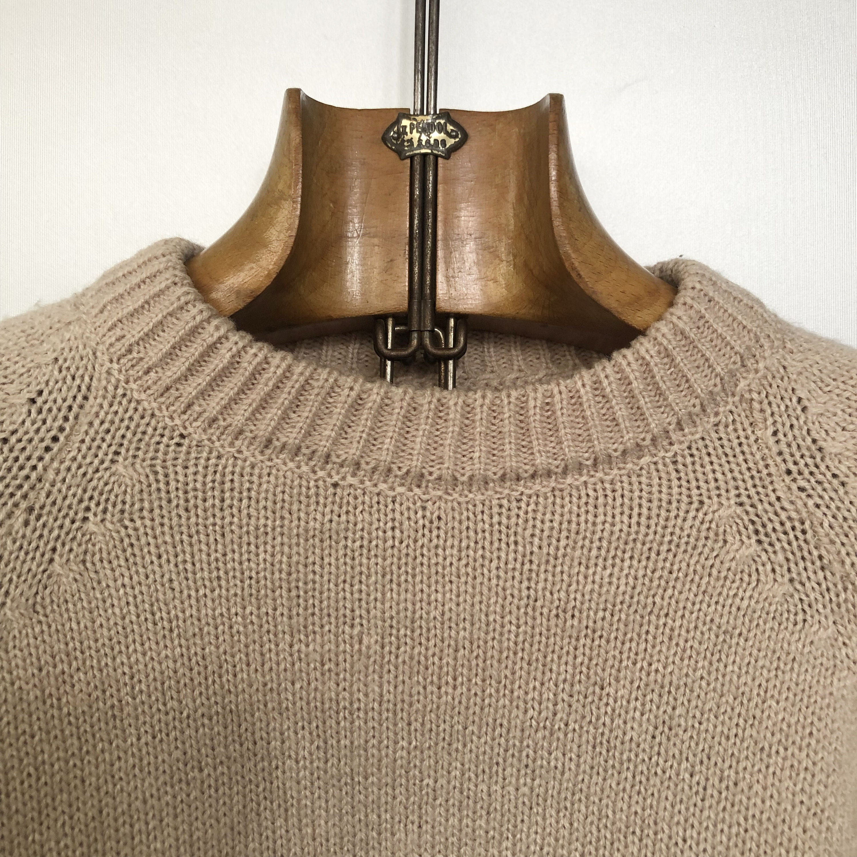 Vintage 80s Diamond Beige Brown Knitwear - Etsy