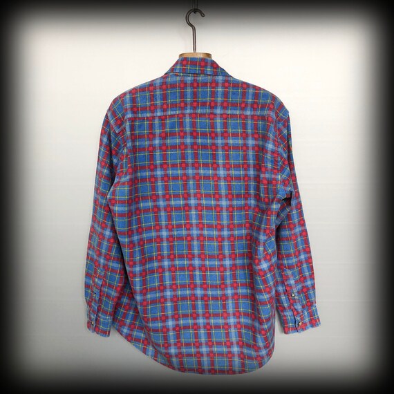 Vintage Flannel Checked Shirt - image 2