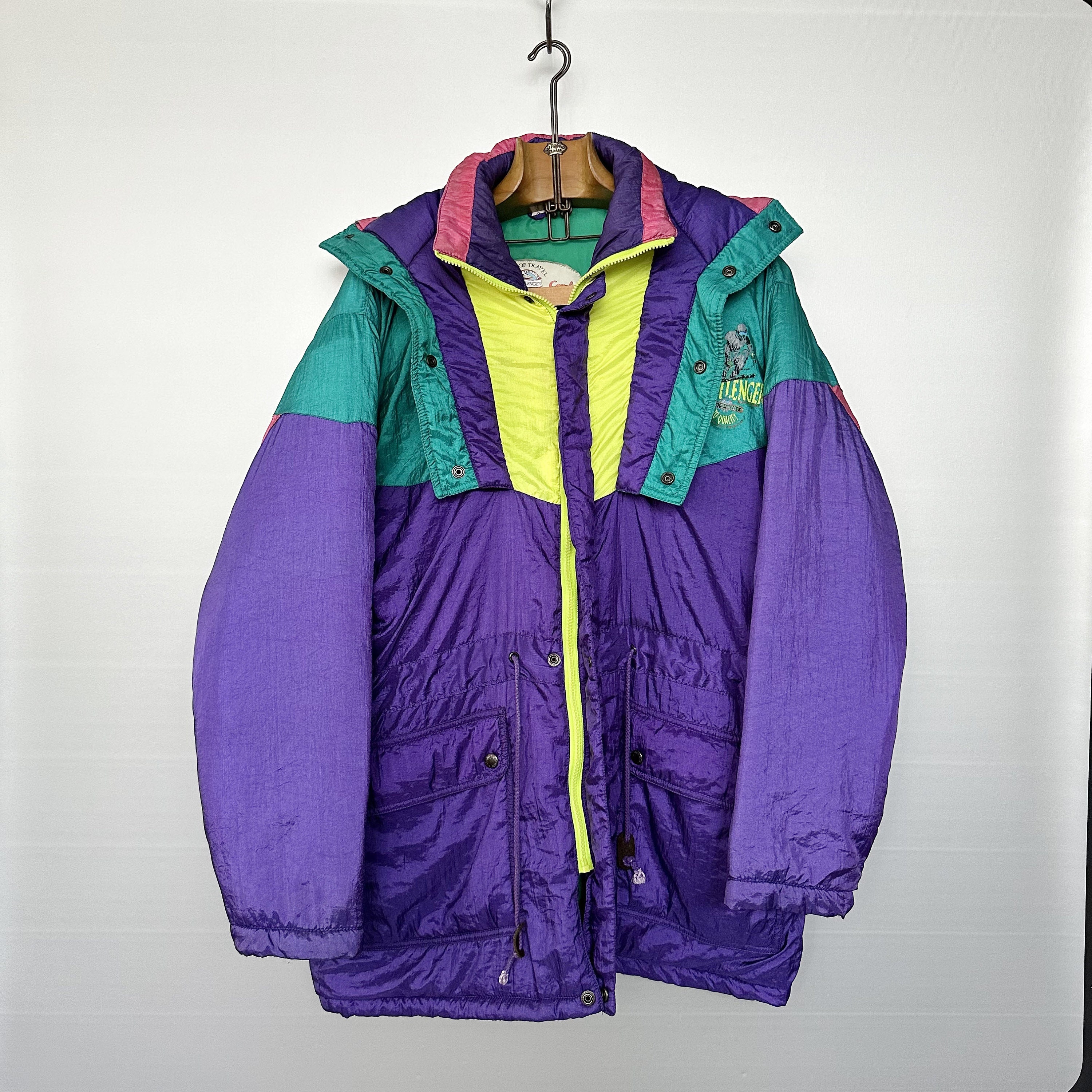 Vintage Long Colourfull 80s Ski Jacket - Etsy Vintage Long Colourfull 80s Ski Jacket - Etsy
