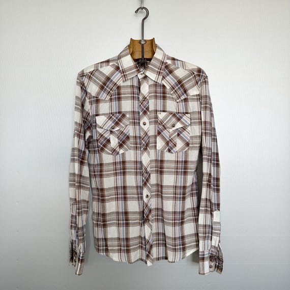 70s JANDY VINTAGE CHECK WESTEN SHIRTS 70s SHIRTS - JANDY WESTEN 