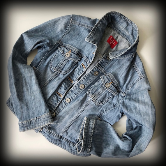 Elle jean jacket new arrivals