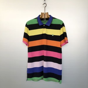 Vintage Benetton Buntes Polo