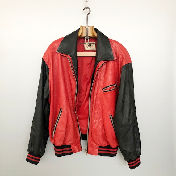 アウターその他 SOMEWHERE BUTTER. childhood varsity jacket vintage red B23CC Vintage Varsity Jacket Butwin Red and Baby Blue SIze 44