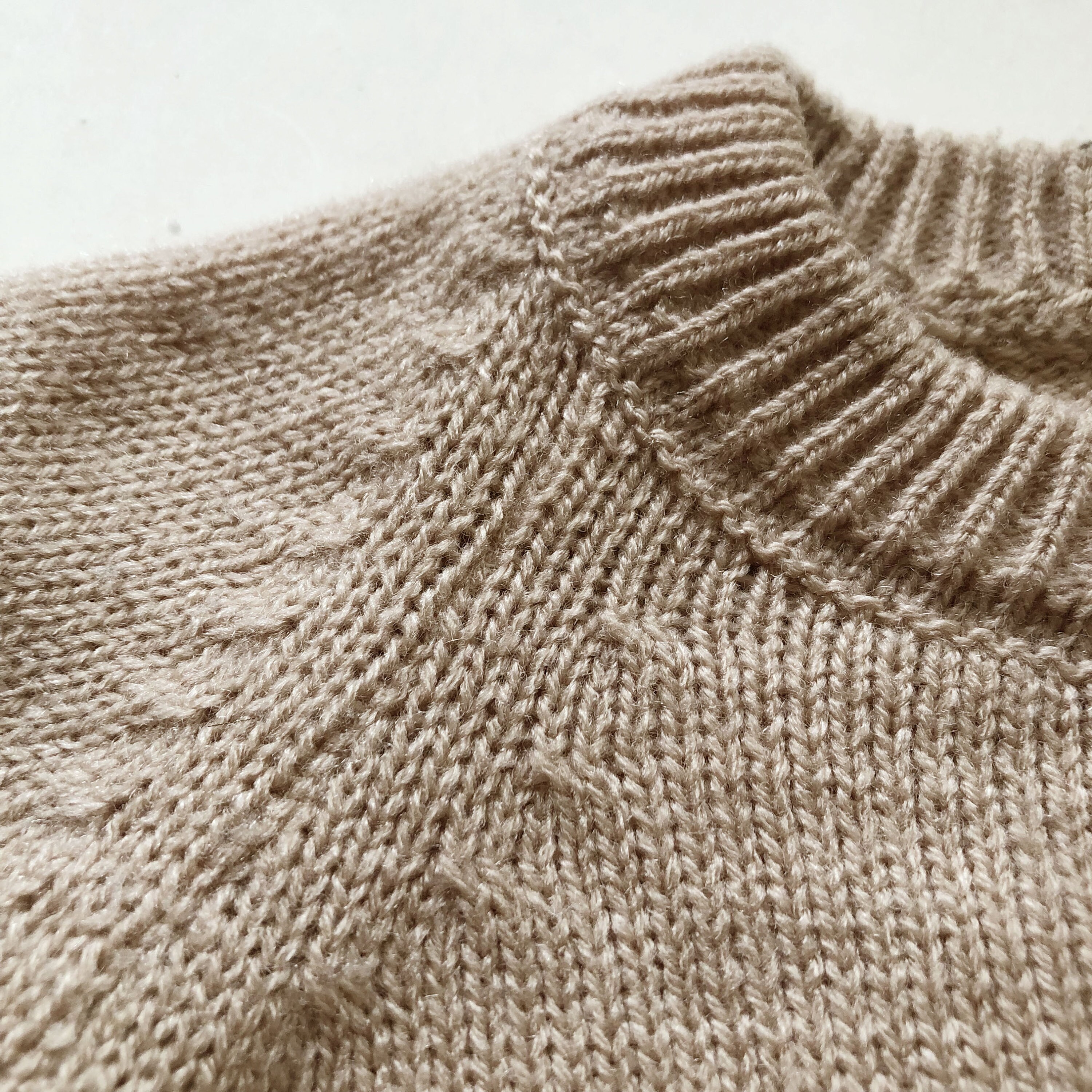 Vintage 80s Diamond Beige Brown Knitwear - Etsy