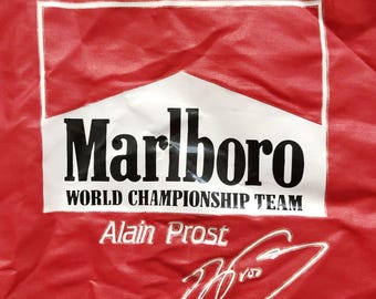 Vintage 80s Marlboro F1 Windbreaker | Alain Prost Formula 1 Racing