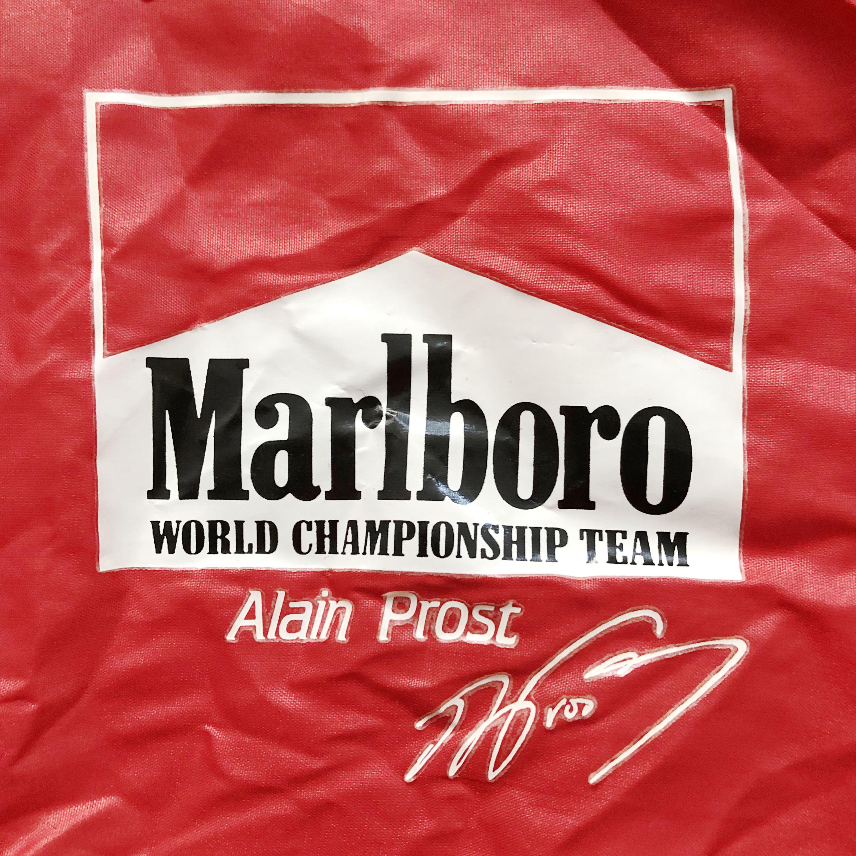 Vintage Marlboro F1 Windbreaker | Alain Prost Racing Jacket | 80s