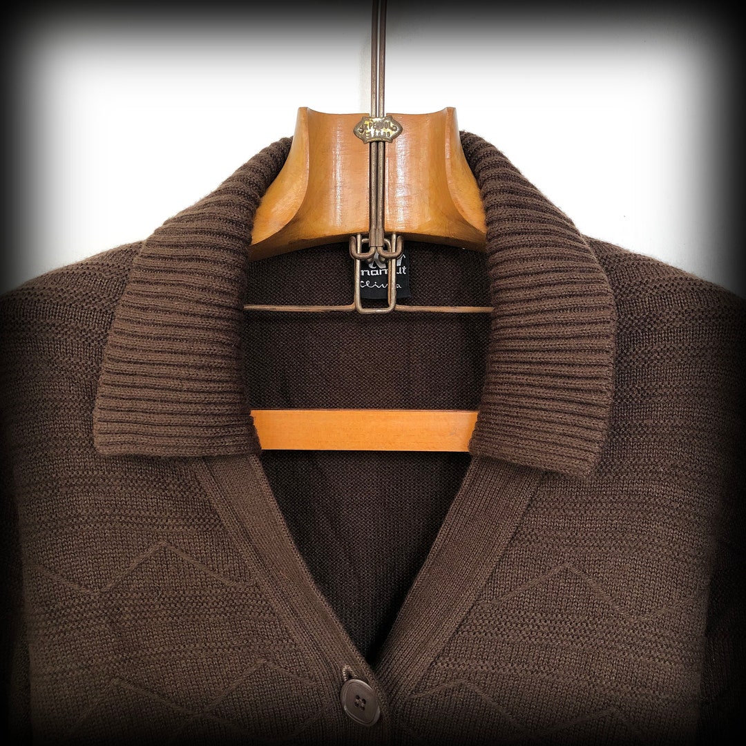 Brown Women's Cardigan Etsy