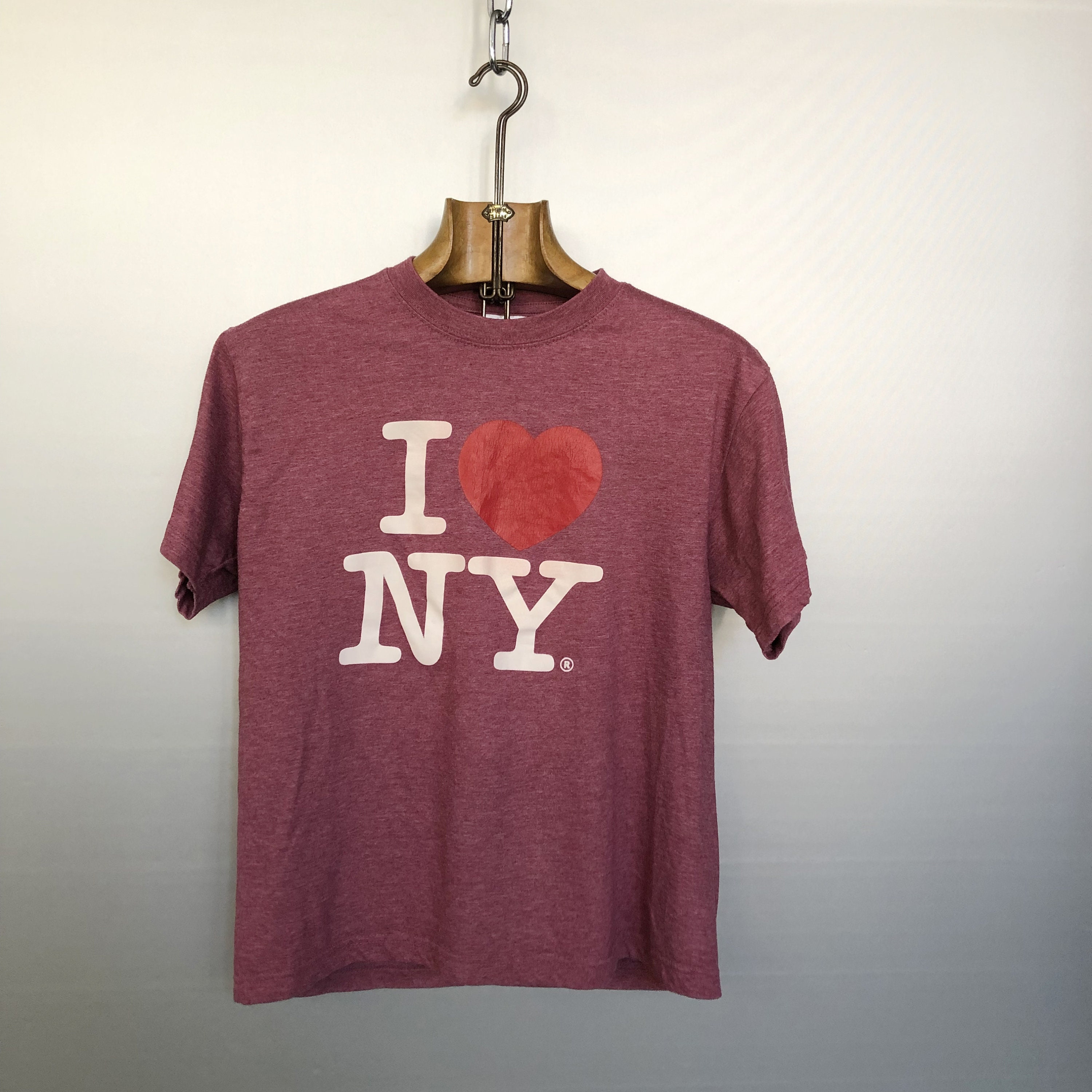 Vintage I LOVE NY Red Tee - Etsy