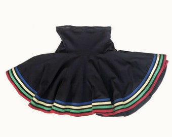 Vintage Black Skater Skirt