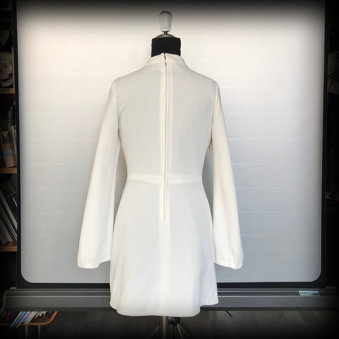 White Embroidered Cult Dress Etsy