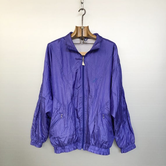 90’s Purple Patterned Dolman Jacket  by Clipper Bay