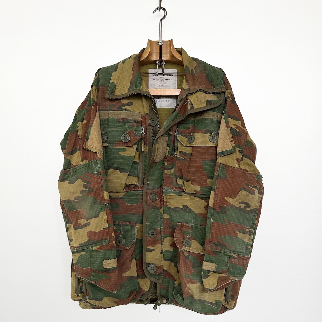 Vintage Belgian M90 Camo Smock | Commando Combat Jacket | Military ...