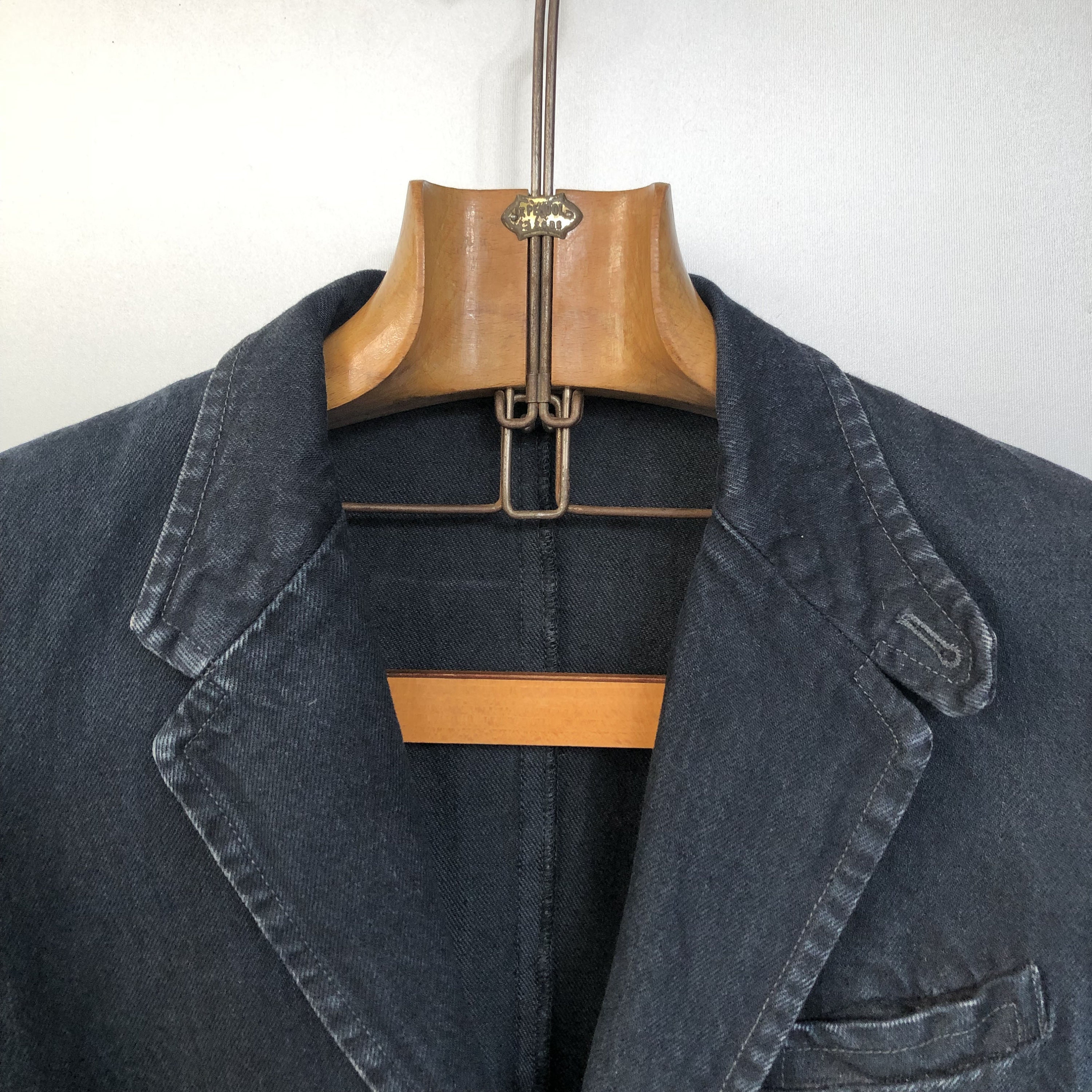 APC Architect Jacket – Dark Denim Worker Cut – French Minimalism 