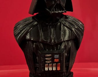 3D Printed, Hand Painted Darth Vader inspired statue Star Wars