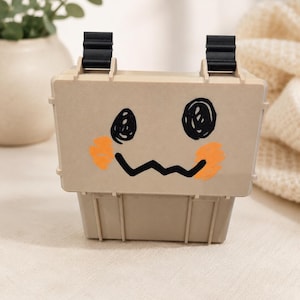 Cute Top Loader Trading Card Storage Box | 3D Printed TCG Deck Organizer | Pokemon Themed Card Case | Many Styles