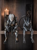 3D Printed Shelf Sitters Alien Xenomorph & Predator | 3D Printed Sci-Fi Horror Shelf Decor | Monster Figurines | Gothic Shelf Display |