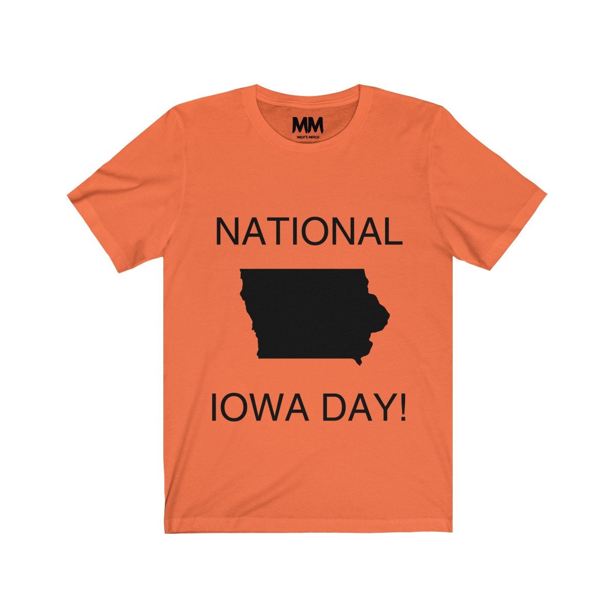 National Iowa Day Men's Unisex Jersey Short Sleeve Tee Etsy
