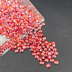 5AAAAA Red Garnet CZ Round Diamond 1.5/3/5mm High Quality Machine Cut Cubic Zirconia Loose Gem[combine Order over 10 Dollar]