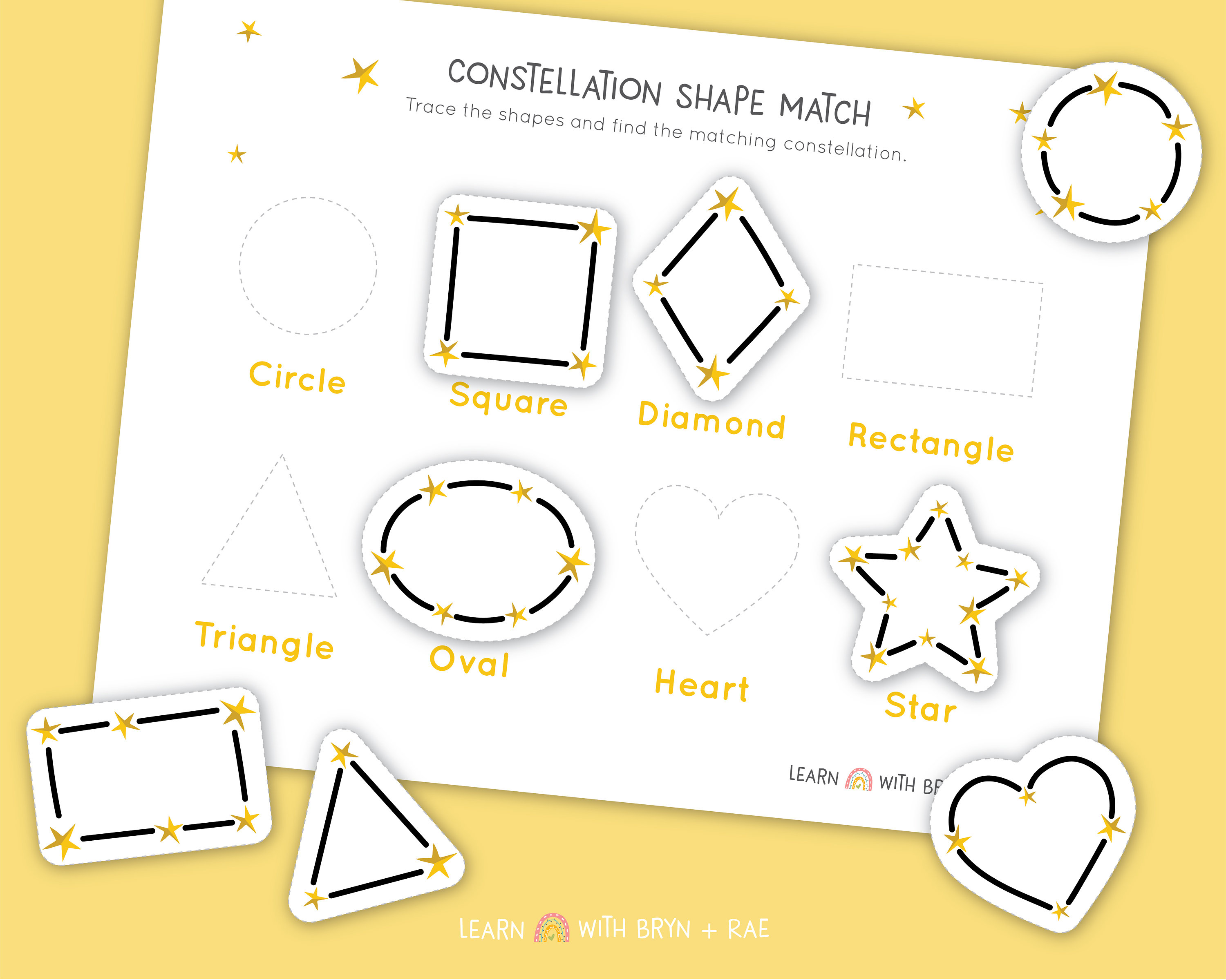 constellation shapes for kids constellation shapes for kids