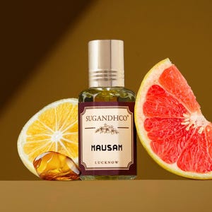 Sugandhco Mausam Attar 10ml Concentrate Perfume Oil | Primary Notes: Fresh, Lemony,  Grapefruit