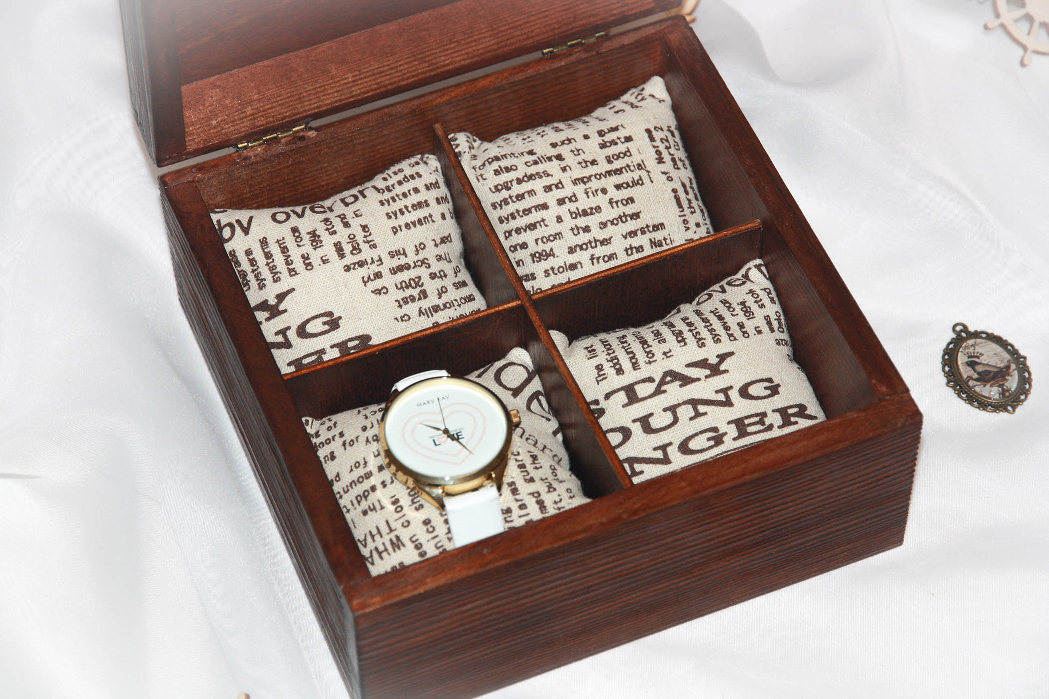 Wooden watch box for men personalized. Watch display case. Etsy