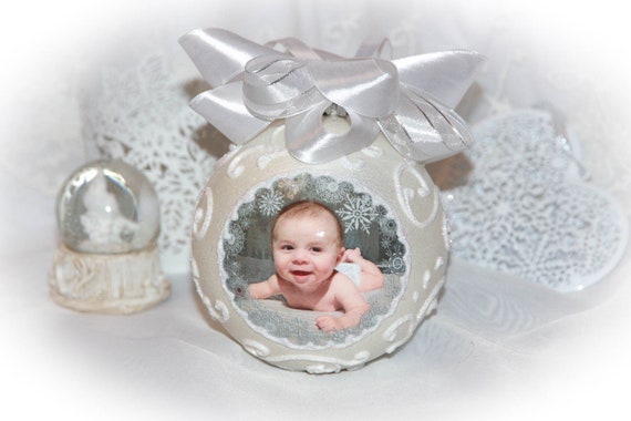 baby's first christmas ball