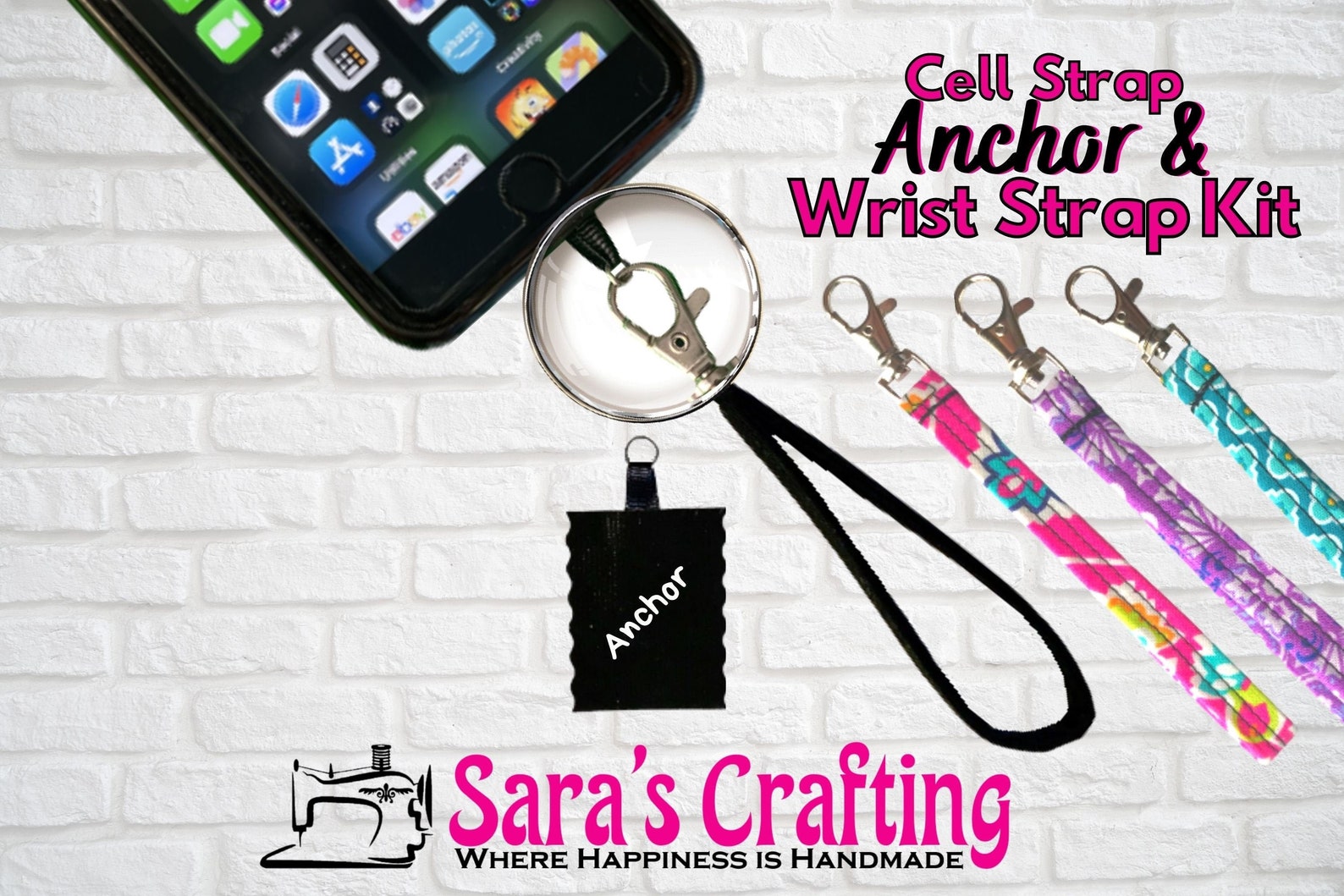 Phone Strap Universal Smartphone Wrist Strap Kit Cell Phone Etsy