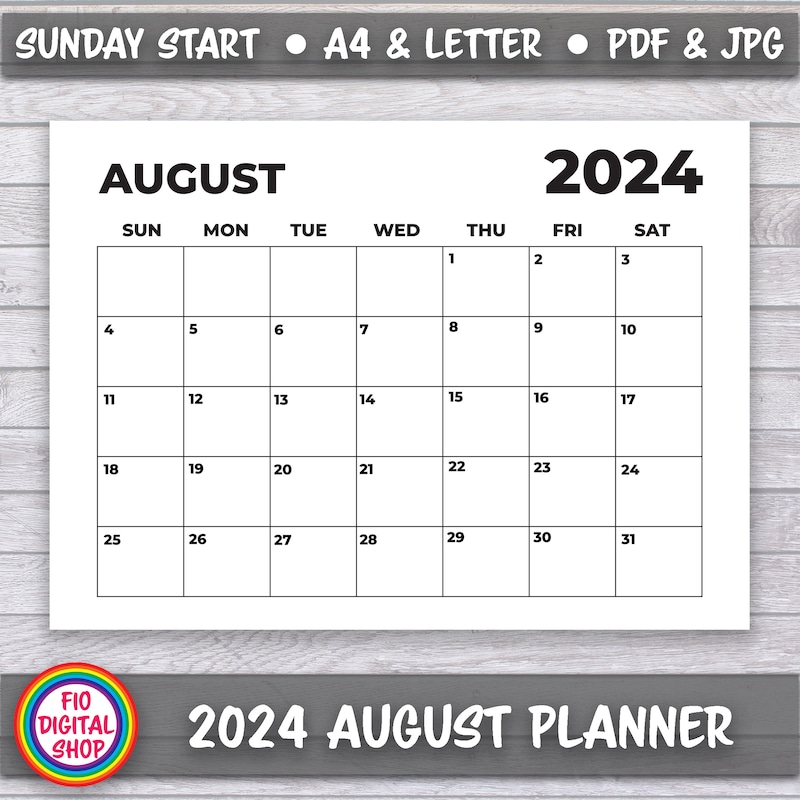 Bank of 2024 calendar Etsy.de