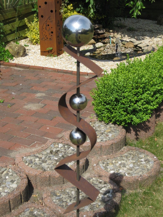 Gartenstecker Stecker ST300 Rost Skulptur Rostdeko Edelrost Steele Steelen