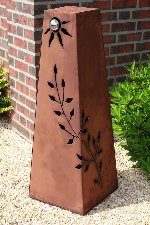 Xl Konische Rost Saule Schale Rs72 S11 Rostsaulen Rostdeko