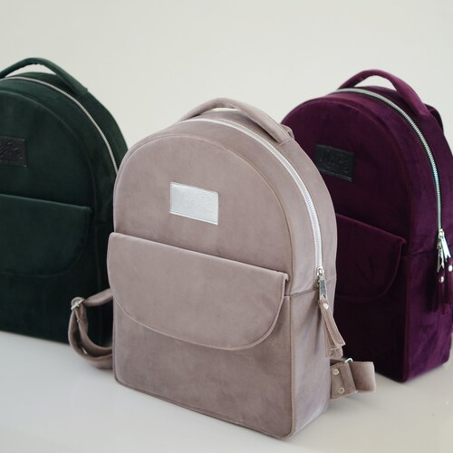soft fabric backpack