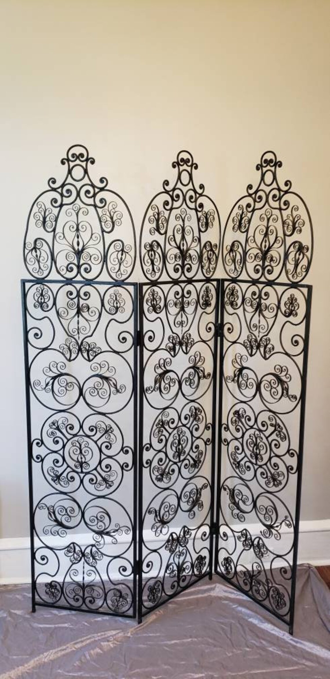 Vintage Wrought Iron Room Divider from the Victorian Goth Etsy
