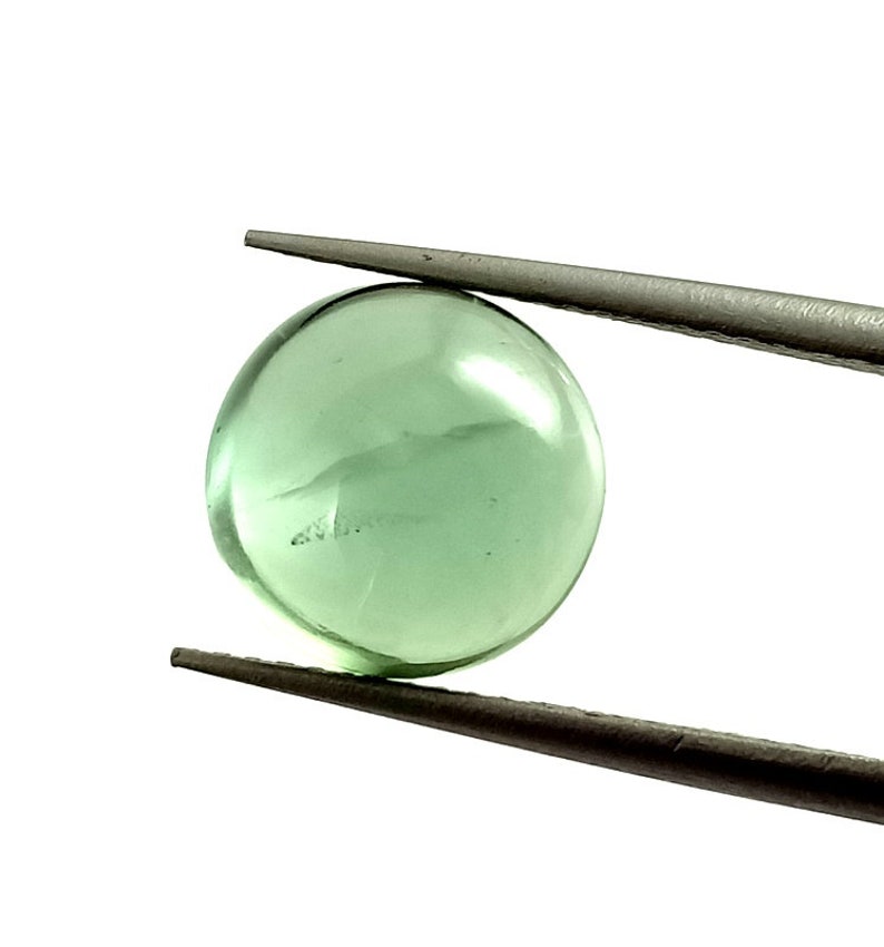 Quality 100/% Natural Pair of Green Apatite Round Shape Cabochons Apatite Gemstone for Jewelry Making 10x5.5 MM. 9.80 cts Tempting AAA++