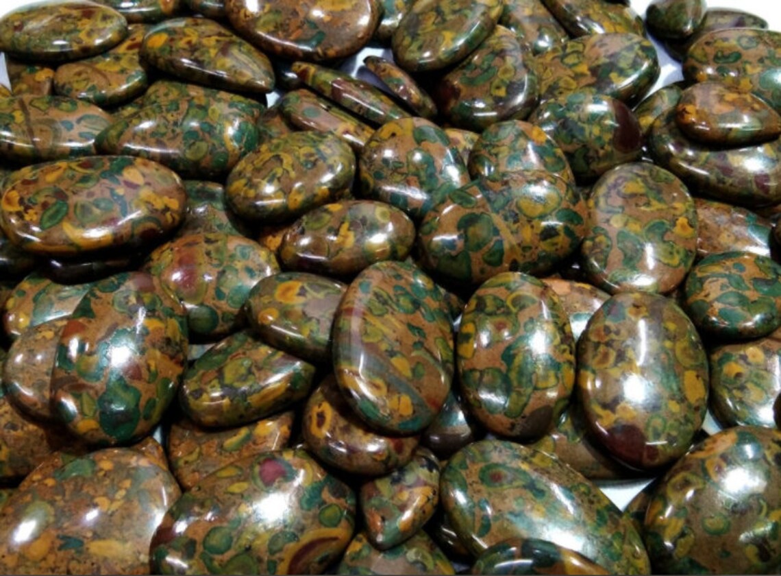 Amazing Quality Natural Fruit Jasper Gemstone Cabochon Loose Etsy