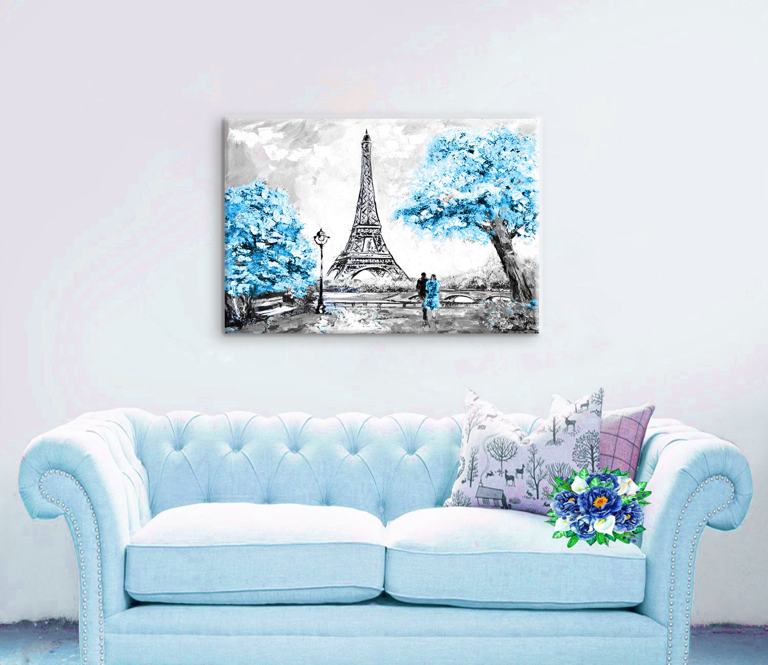 Paris Wall Art Paris Oil Painting Canvas Art Paris Print Paris Etsy