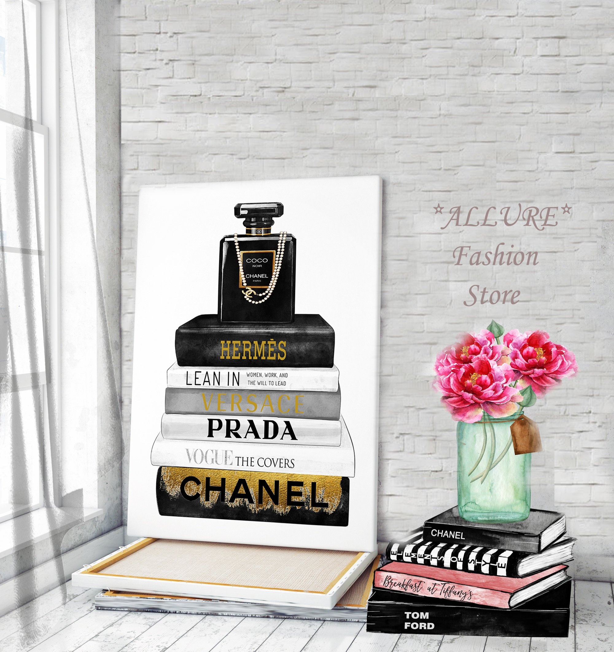 Canvas wall art fashion wall art chanel canvas chanel wall art chanel perfume prints chanel prints fashion illustration perfume canvas art
