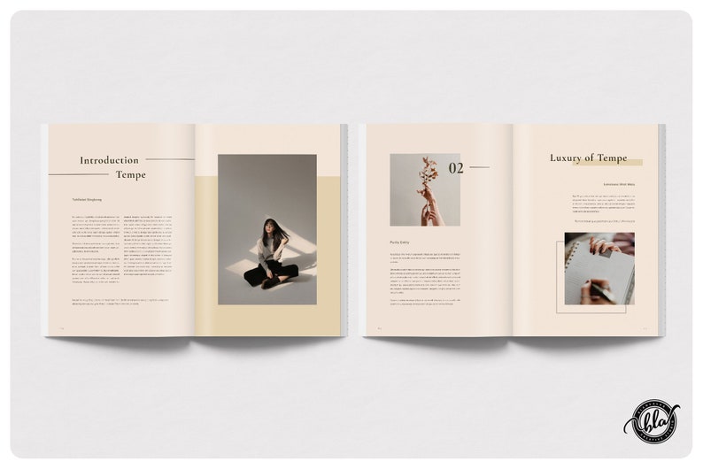 TEMPE Photography Portfolio Template Product Brochure for - Etsy