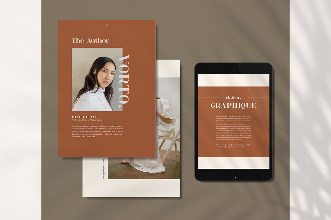 Canva Template Vorto Photography Portfolio Template Ebook Etsy