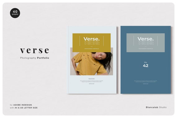 Plantilla de cartera de fotografía de
