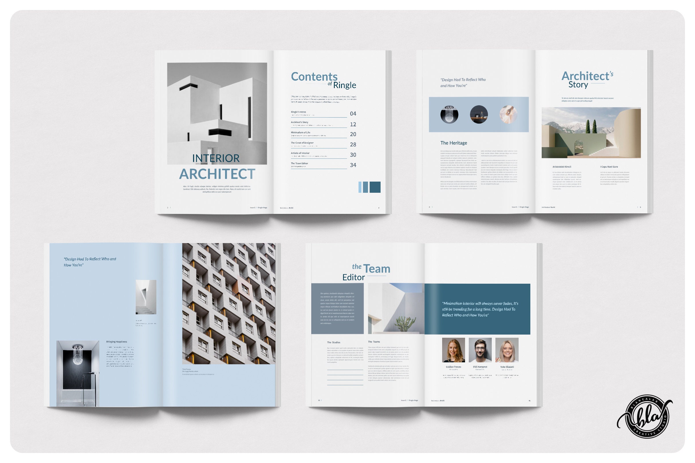 RINGLE Architecture Magazine Template Magazine for Indesign - Etsy