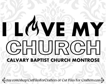 Free Free 142 I Love My Church Svg SVG PNG EPS DXF File