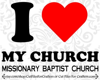 Download I Love My Church Etsy