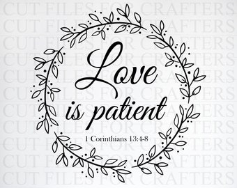 1 Corinthians 13 Svg Etsy