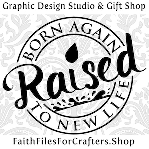 Nascido de novo Svg, Criado para uma nova vida Svg, Svg salvo, Svg batizado, Svg cristão, Camiseta cristã Svg, Sublimação cristã Svg, Igreja Svg