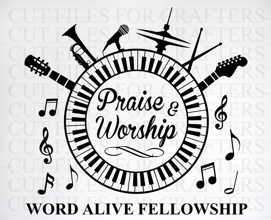 Personalized Church Praise And Worship Svg Worship Team Svg Etsy