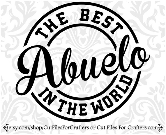 Papercraft Craft Supplies & Tools Svg file for cricut Mejor Abuelo svg